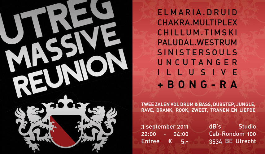 Utreg Massive Reunion -
          3 september 2011 - dB's Studio Utrecht
